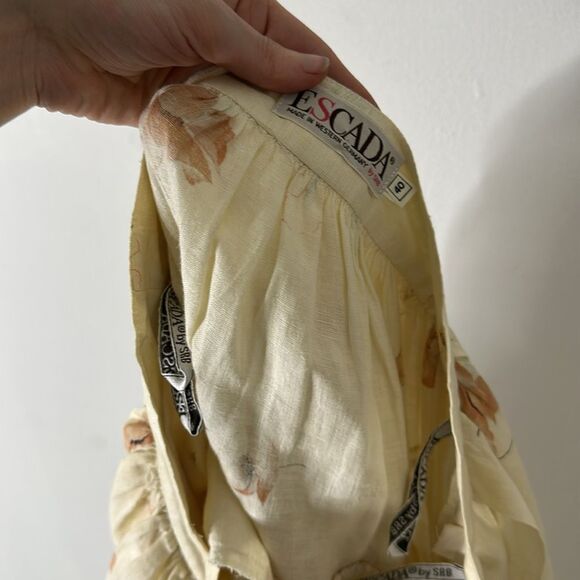 Vintage ESCADA 80s Two Piece Tiered Skirt And Top Set - Picture 6 of 9